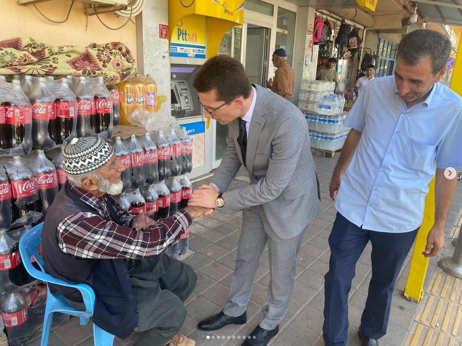 Kaymakam Yusuf Kaptanoğlu esnaf ziyaretinde bulundu...